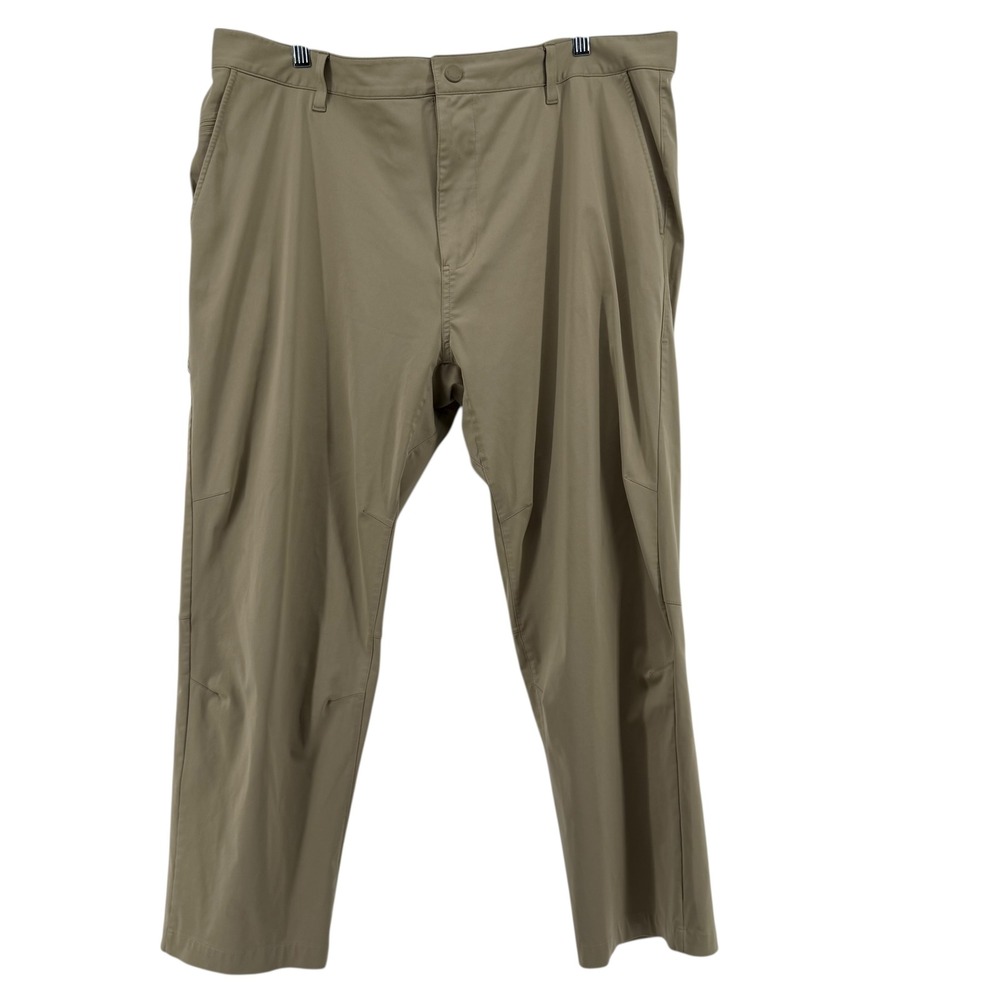 RHONE Mens Khaki Commuter‎ Pants 40x27 Adventure Outdoor Stretch Breathable